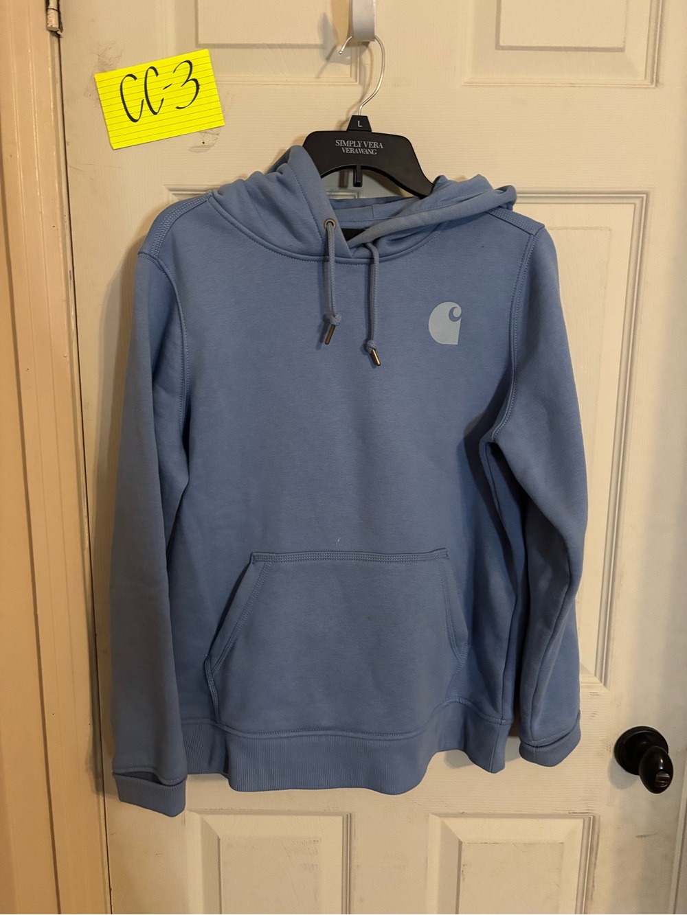 Carhartt  Light Blue Logo Hoodie